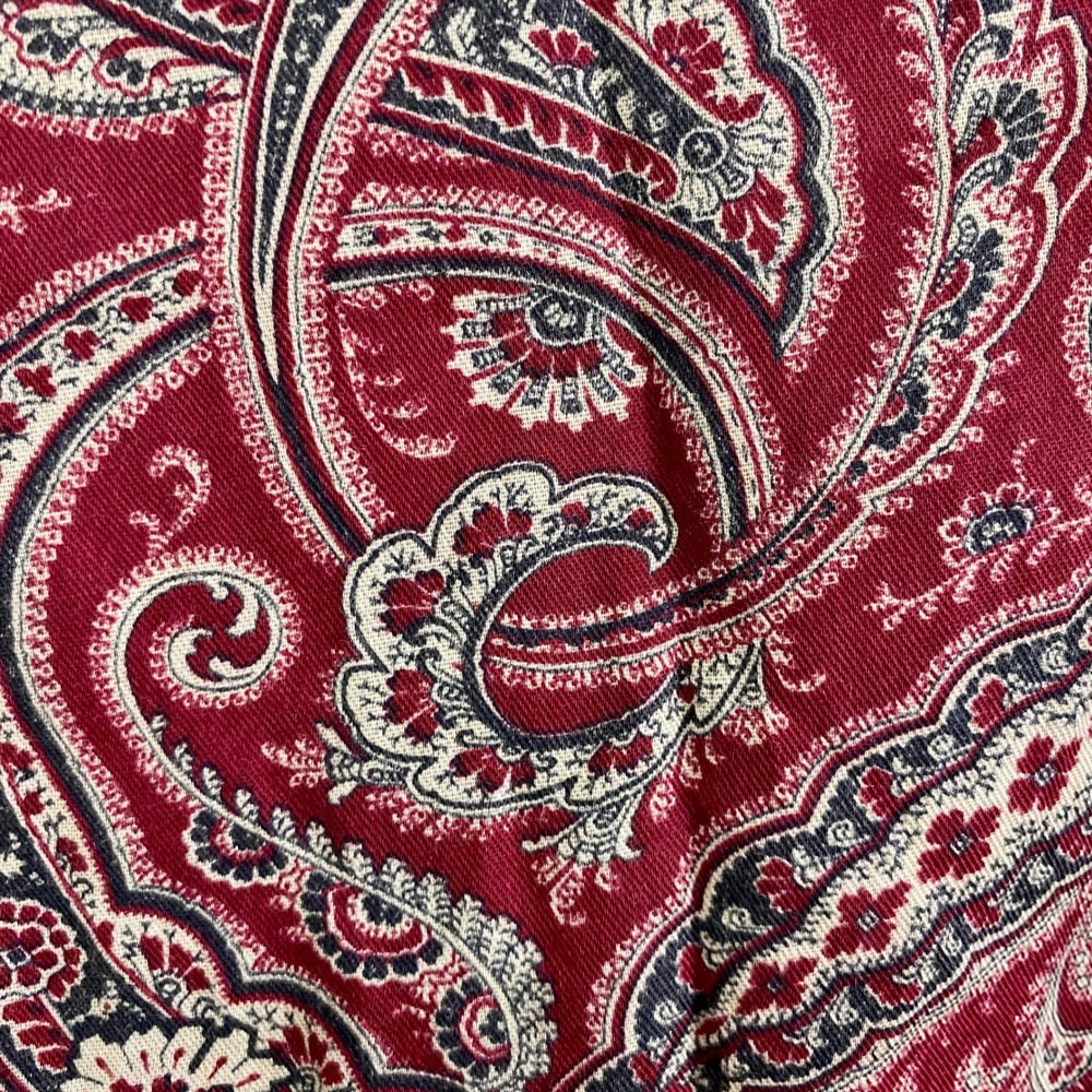 Vintage Pierre Cardin NWT Paisley Zip Maxi Robe Caftan Jordan Marsh Large - Picture 8 of 9